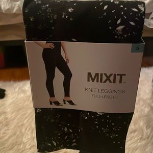 New MIXIT Women's Full Length Knit Leggings